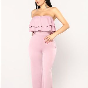 Fashion Nova Zuleika Jumpsuit - Lavender